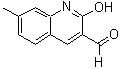 结构式 CAS# 80231-41-0, 2-羟基-7-甲基-3-喹啉甲醛
