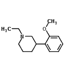 CAS#: 802580-59-2， 1-Ethyl-3-(2-methoxyphenyl)piperidine