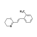 CAS#: 802604-04-2， 2-[(E)-2-(2-Methylphenyl)vinyl]-5,6-dihydro-4H-1,3-thiazine