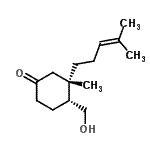 CAS#: 802622-17-9， (3S,4R)-4-(Hydroxymethyl)-3-methyl-3-(4-methyl-3-penten-1-yl)cyclohexanone
