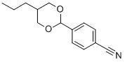 structure of CAS# 80285-16-1, 2-(4-Cyanophenyl)-5-n-Propyl-1,3-Dioxane;Trans-4-(5-Propyl-1,3-Dioxan-2-Yl)Benzonitrile;Einecs 279-441-8