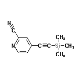 CAS#: 802905-85-7， 4-[(Trimethylsilyl)ethynyl]-2-pyridinecarbonitrile