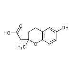 CAS#: 802915-03-3， (6-Hydroxy-2-methyl-3,4-dihydro-2H-chromen-2-yl)acetic acid