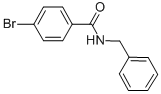 structure of CAS# 80311-89-3, N-Benzyl-4-Bromobenzamide;Benzamide, 4-Bromo-N-(Phenylmethyl)-;N-Benzyl-4-Bromobenzamide