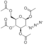 结构式 CAS# 80321-89-7, 1,3,4,6-四-O-乙酰基-2-叠氮基-2-脱氧-beta-D-吡喃葡萄糖