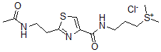 CAS#: 80337-63-9, 3-(((2-(2-(Acetylamino)Ethyl-4-Thiazolyl)Carbonyl)Amino)Propyl)DimethylSulfonium Chloride