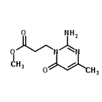 CAS#: 803616-16-2， Methyl 3-(2-amino-4-methyl-6-oxo-1(6H)-pyrimidinyl)propanoate