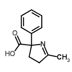 CAS#: 803624-36-4， 5-Methyl-2-phenyl-3,4-dihydro-2H-pyrrole-2-carboxylic acid