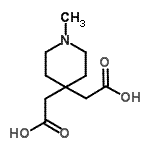 CAS#: 803632-48-6， 2,2'-(1-Methyl-4,4-piperidinediyl)diacetic acid