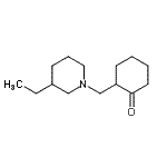 CAS#: 803634-69-7， 2-[(3-Ethyl-1-piperidinyl)methyl]cyclohexanone
