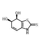 CAS#: 803733-94-0， (6R,7R)-6,7-Dihydroxy-6,7-dihydro-1,3-benzothiazole-2(3H)-thione
