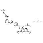 CAS#: 80419-51-8， Trisodium 5-acetamido-4-hydroxy-3-({4-[(3-{[2-(sulfonatooxy)ethyl]sulfonyl}phenyl)carbamoyl]phenyl}diazenyl)-2,7-naphthalenedisulfonate