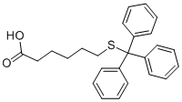 structure of CAS# 80441-55-0, 6-Tritylmercapto-Hexanoic Acid