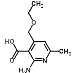 CAS#: 804432-91-5， 2-Amino-4-(ethoxymethyl)-6-methylnicotinic acid