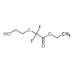 CAS#: 804476-64-0， Ethyl difluoro[(2-hydroxyethyl)sulfanyl]acetate