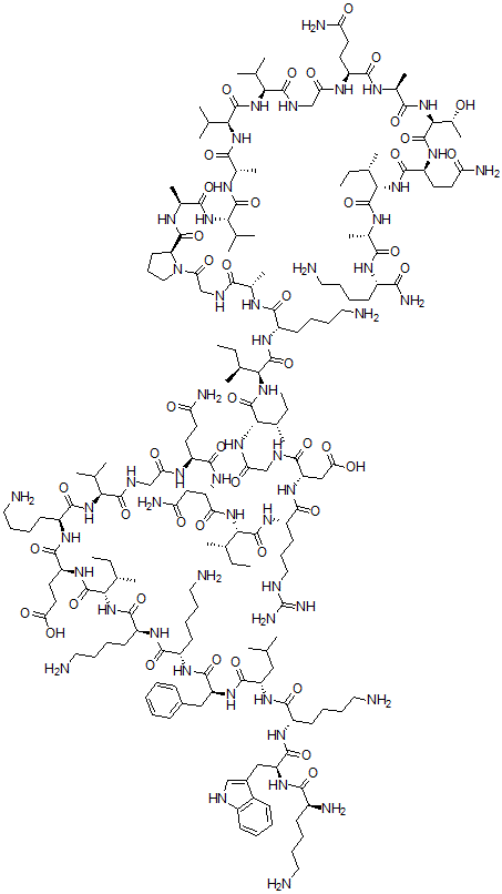 structure of CAS# 80451-04-3, Cecropin A