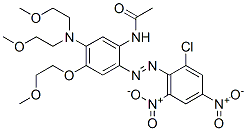 CAS#: 80462-92-6， N-[5-[Bis(2-Methoxyethyl)Amino]-2-[(2-Chloro-4,6-Dinitrophenyl)Azo]-4-(2-Methoxyethoxy)Phenyl]Acetamide