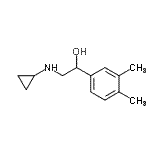 CAS#: 805181-76-4， 2-(Cyclopropylamino)-1-(3,4-dimethylphenyl)ethanol
