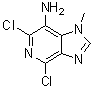 structure of CAS# 805316-72-7, 4,6-dichloro-1-methyl-imidazo[5,4-d]pyridin-7-amine;4,6-dichloro-1-methyl-1H-imidazo[4,5-c]pyridin-7-amine
