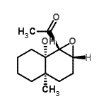 CAS#: 805319-46-4， 1-[(1aR,3aR,7aS,7bR)-7a-Hydroxy-3a-methyloctahydronaphtho[1,2-b]oxiren-7b(1aH)-yl]ethanone