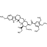 CAS#: 8058-25-1， Methyl (3beta,16beta,17alpha,18beta,20alpha)-11,17-dimethoxy-18-[(3,4,5-trimethoxybenzoyl)oxy]yohimban-16-carboxylate