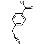 结构式 CAS# 80589-49-7, 4-(氰基甲基)苯甲酰氯