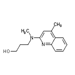 CAS#: 805948-38-3， 3-[Methyl(4-methyl-2-quinolinyl)amino]-1-propanol