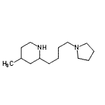 CAS#: 805977-08-6， 4-Methyl-2-[4-(1-pyrrolidinyl)butyl]piperidine