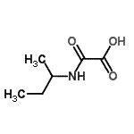 结构式 CAS# 80638-53-5, (仲-丁基氨基)(氧代)乙酸