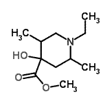 CAS#: 806595-93-7， Methyl 1-ethyl-4-hydroxy-2,5-dimethyl-4-piperidinecarboxylate