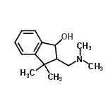 CAS#: 806597-39-7， 2-[(Dimethylamino)methyl]-3,3-dimethyl-1-indanol