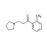 CAS#: 807285-55-8， 1-(2-Methylphenyl)-3-(1-pyrrolidinyl)-1-propanone