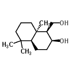 CAS#: 807360-95-8， (1S,2S,4aS,8aR)-1-(Hydroxymethyl)-5,5,8a-trimethyldecahydro-2-naphthalenol