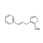 CAS#: 807370-07-6， 2-Methyl-3-[(2E)-3-phenyl-2-propen-1-yl]thiophene