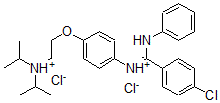 CAS#: 80785-19-9， 2-[4-[Anilino-(4-Chlorophenyl)Methylidene]Azaniumylphenoxy]Ethyl-Dipropan-2-Yl-Azanium Dichloride