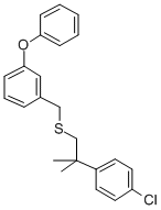 CAS#: 80843-72-7， 3-Phenoxybenzyl 2-(4-Chlorophenyl)-2-Methylpropyl Thioether