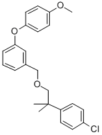 CAS#: 80843-86-3， 1-((2-(4-Chlorophenyl)-2-Methylpropoxy)Methyl)-3-(4-Methoxyphenoxy)Benzene