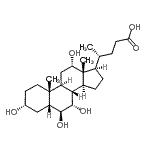 CAS#: 80875-93-0， (3alpha,5beta,6beta,7alpha,12alpha)-3,6,7,12-Tetrahydroxycholan-24-oic acid