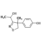 CAS#: 809238-41-3， 4-[3-(1-Hydroxyethyl)-4-methyl-4,5-dihydro-1,2-oxazol-4-yl]phenol