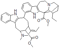 CAS#: 80981-95-9， 14-((3alpha)-17-Methoxy-17-Oxovobasan-3- Yl)-Ibogamine-18-Carboxylic Acid Methyl Ester