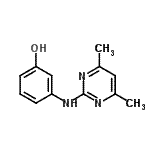 CAS#: 81261-83-8， 3-[(4,6-Dimethyl-2-pyrimidinyl)amino]phenol