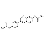 CAS#: 81267-66-5， 4-(7-Acetoxy-2H-chromen-3-yl)phenyl acetate