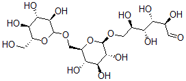 CAS#: 81276-22-4， (2R,3S,4R,5R)-2,3,4,5-Tetrahydroxy-6-[(2R,3R,4S,5S,6R)-3,4,5-Trihydroxy-6-[[(3R,4S,5S,6R)-3,4,5-Trihydroxy-6-(Hydroxymethyl)Oxan-2-Yl]Oxymethyl]Oxan-2-Yl]Oxyhexanal