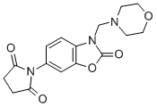 CAS#: 81282-55-5， 1-(2,3-Dihydro-3-(4-Morpholinylmethyl)-2-Oxo-6-Benzoxazolyl)-2,5-Pyrrolidinedione