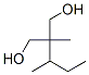 structure of CAS# 813-60-5, 2-Methyl-2-(1-Methylpropyl)Propane-1,3-Diol;2-Methyl-2-Sec-Butyl-Propane-1,3-Diol;2-Methyl-2-Sec-Butylpropane-1,3-Diol;2-Butan-2-Yl-2-Methyl-Propane-1,3-Diol