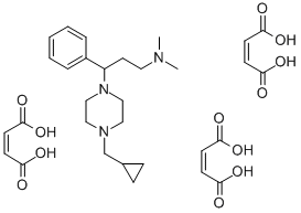 CAS#: 81402-51-9， 1-(3-Dimethylamino-1-Phenylpropyl)-4-(Cyclopropylmethyl)Piperazine Tris(Hydrogen Maleate)