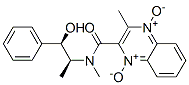 CAS 登录号：81485-17-8， (R-(R*,S*))-N-(2-羟基-1-甲基-2-苯基乙基)-N,3-二甲基-2-喹喔啉甲酰胺 1,4-二氧化物