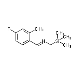 CAS#: 815630-75-2， (E)-1-(4-Fluoro-2-methylphenyl)-N-[(trimethylsilyl)methyl]methanimine