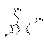 CAS#: 81569-38-2， Ethyl 2-fluoro-4-propyl-1,3-thiazole-5-carboxylate