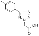 结构式 CAS# 81595-00-8, (5-对甲苯基-四唑-2-基)-乙酸